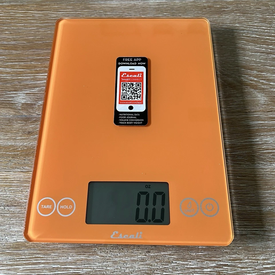 Escala Digital Multifuncional Escali Arti Modelo 157OO Naranja 15 Lbs/7 Kg Foto 4 de 4