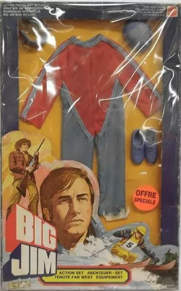 Tenue de Deltaplane Big Jim pour compléter une figurine de la Série Aventure