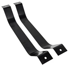 JEGS 78342 Fuel Tank Straps 1978-1996 Ford Bronco w/33 Gallon Tank Steel Black E