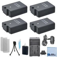 (4) EN-EL21 for 1 V2 Digital Camera + Car/Home Charger + Mini Tripod + Starter