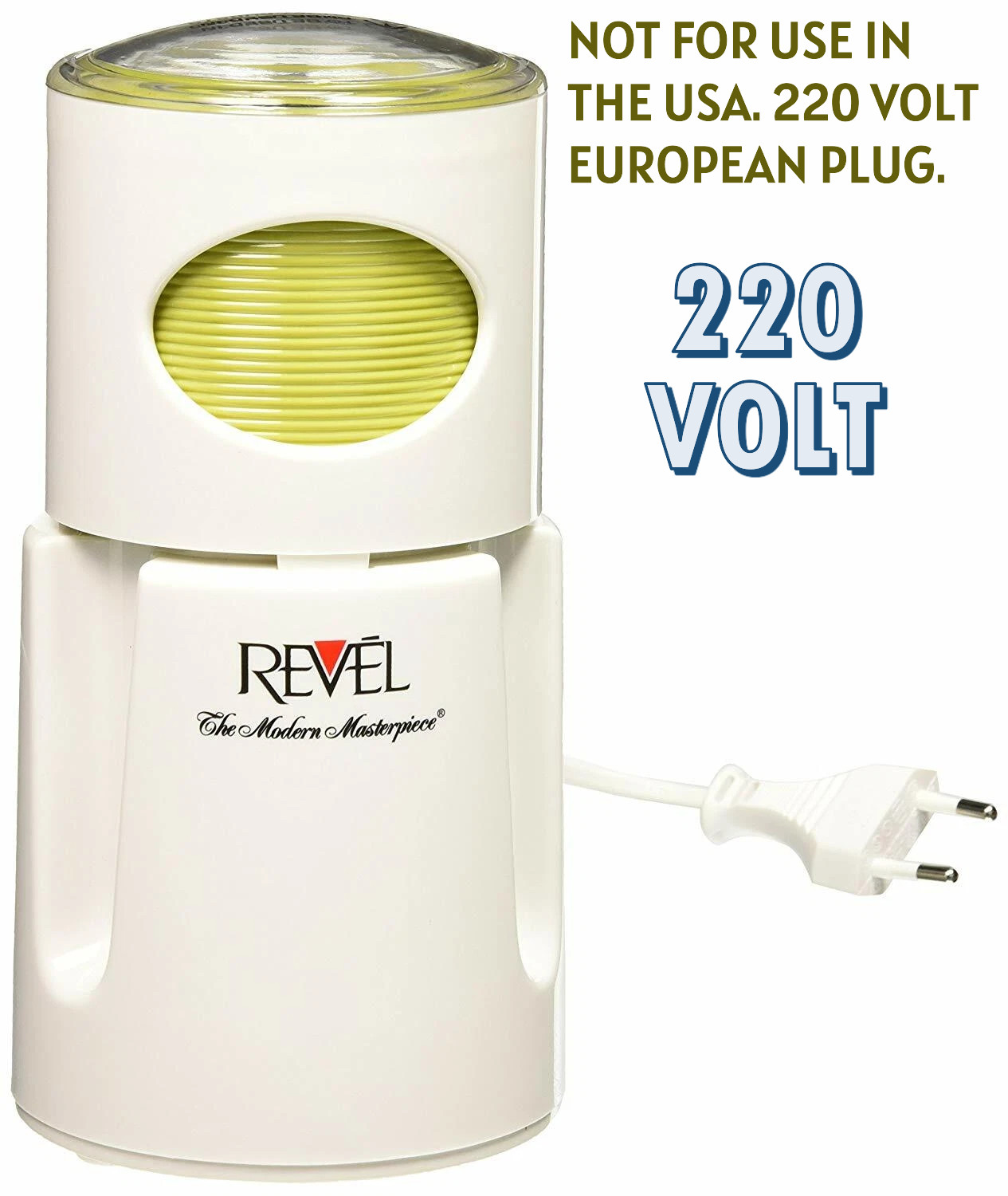 Revel CCM104 220 Volt Wet Dry Coffee Spice Grinder 220V 240V For Export Overseas