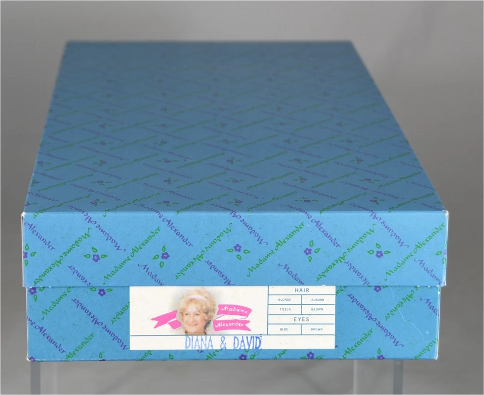 Madame Alexander Dina & David FAO negro exclusivo sin usar, en caja Wood Wagon Box Foto 4 de 4