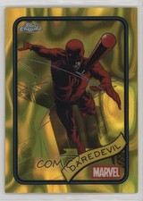 2025 Topps Chrome Marvel Comics Yellow Lava Refractor Daredevil #97 1n2q