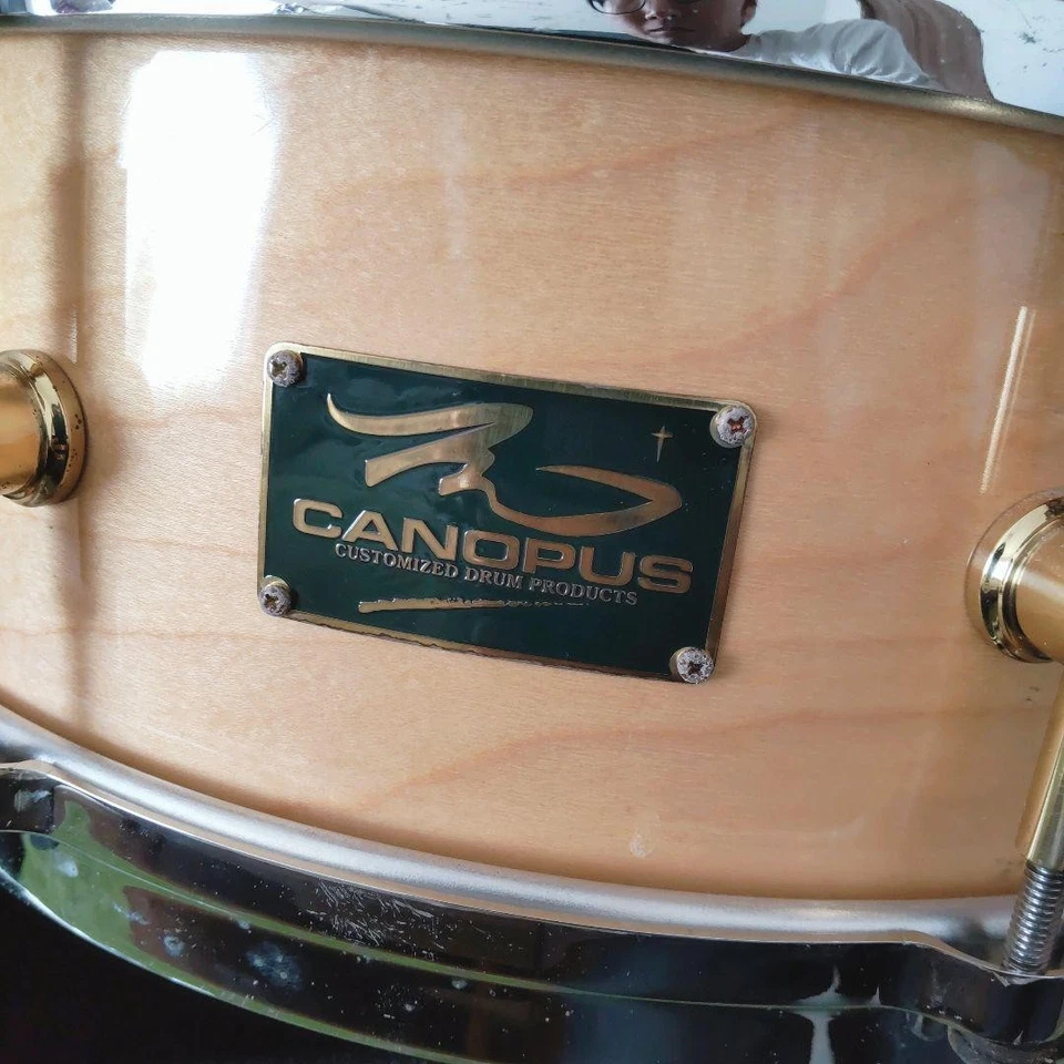 Caja Canopus M1455 TheMaple 14x5,5 con estuche rígido y llave de afinación Foto 2 de 4