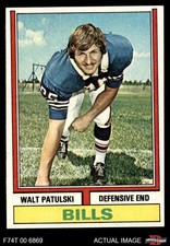 1974 Topps #79 Walt Patulski Bills Notre Dame 4 - VG/EX