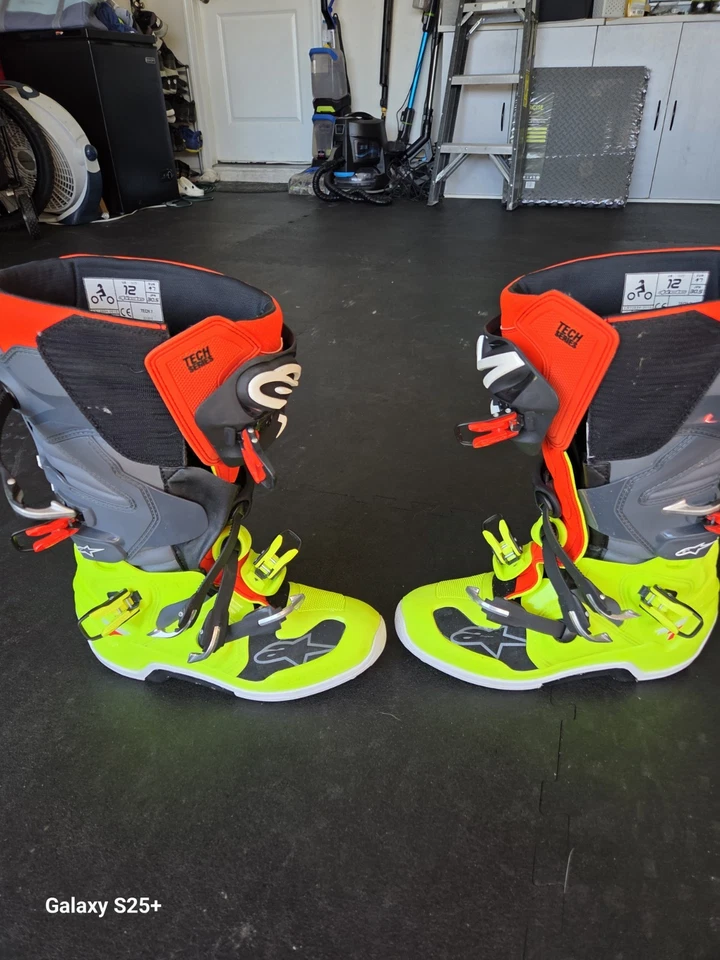 Botas Alpinestars Tech 7 MX para hombre, talla 12 Foto 4 de 4
