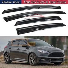For 2012-18 Ford Focus Hatchback Window Visor Rain Guards Shade Wind Deflectors For 2012-18 Ford Focus Hatchback Window Visor Rain Guards Shade Wind Deflectors