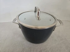 Aeternum Induction Gray Enamel 9.5" Stock Pot w/Glass Lid FREE SHIPPING