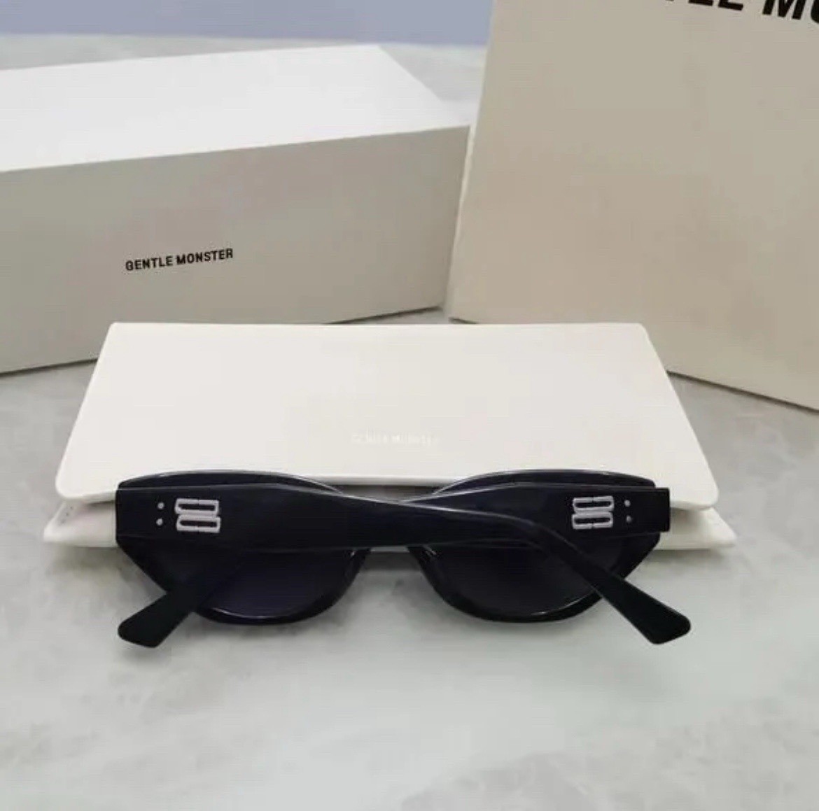 GENTLE MONSTER ROCOCO Sunglasses Black Cat Eye Trendy Korean