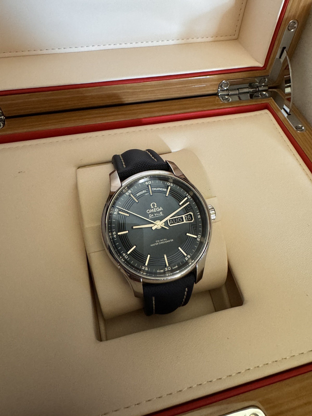 Omega De Ville Hour Vision Co-axial Master Annual 433.33.41.22.03.001