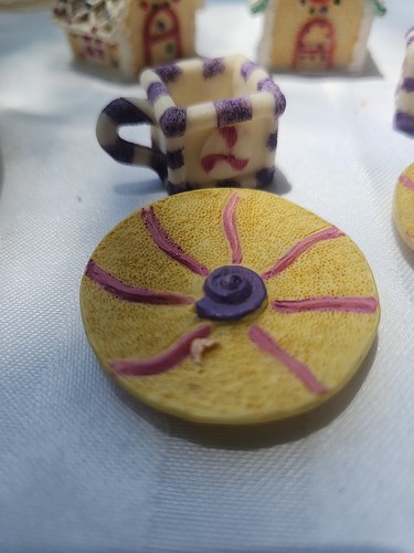 Lote Miniatura Tradicional Navidad Pan de Jengibre Casa Hervidor Taza CASA DE MUÑECAS - Imagen 2 de 9