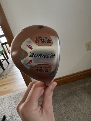 Vintage TaylorMade Burner Driver 10.5° Bubble Shaft Stiff Flex   TS-100 Plus