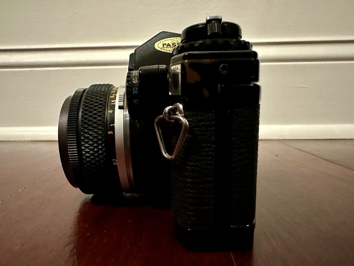 Olympus OM-10 Black Body Film Camera w/ OM- System Zuiko Auto-S