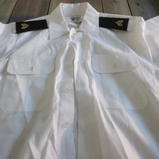 Defense Logistics Agency Shirt Men’s 15.5 R-C White
