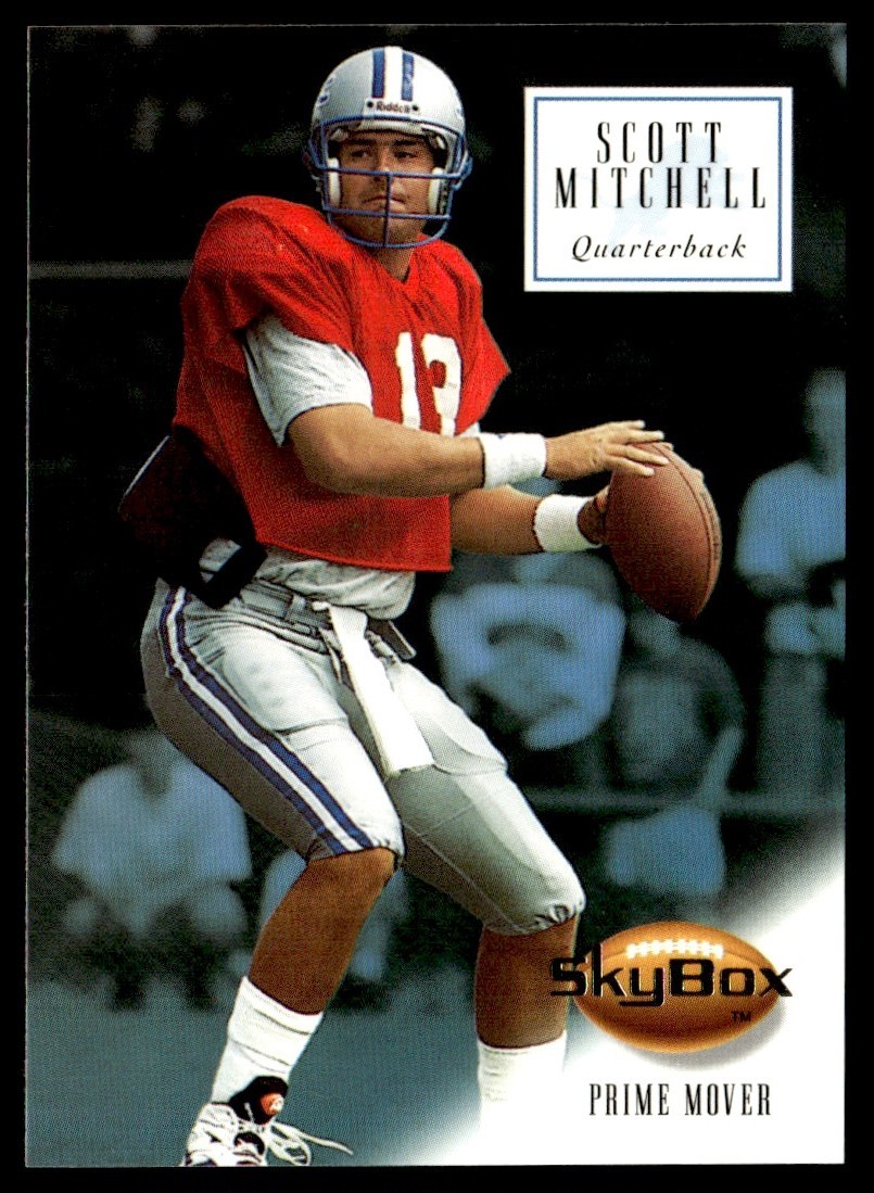 1994 SkyBox Premium Scott Mitchell Detroit Lions #54
