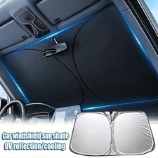 Windshield Sunshade - UV Protection Folding Cover for Car Interior - Easy Setup