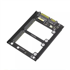 PCB Black Duals MSATA Sata SSD To 2.5In Sata Adapter MSATA To Sata Converter