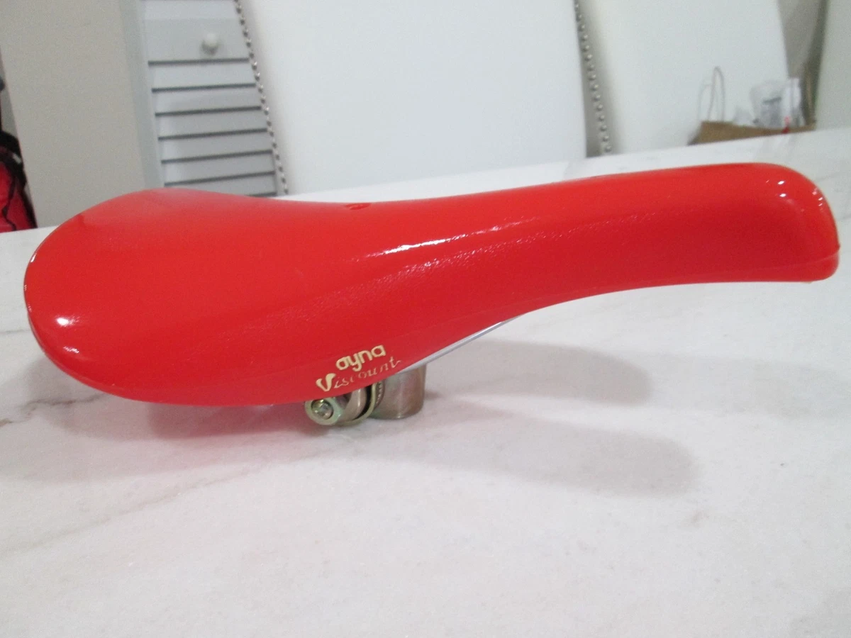 BMX Bike-Old School Red Saddles, Seat Vintage Bike Parts for sale