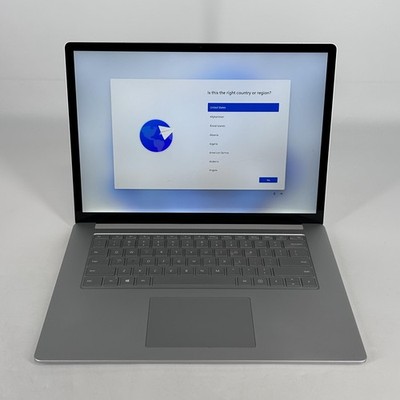 Microsoft Surface Laptop 4 15 QHD+ TOUCH i7-1185G7 8GB 512GB SSD CRACKED SCREEN