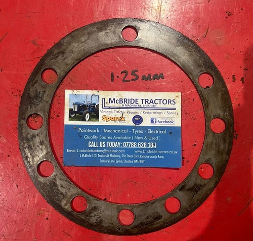 Fordson Dexta / Super Dexta Hinterachsscheibe 1,25 mm