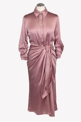 Cinq à Sept Damen Kleid Gr. 32 (2) Lila Shirtkleid Shiftkleid Dress