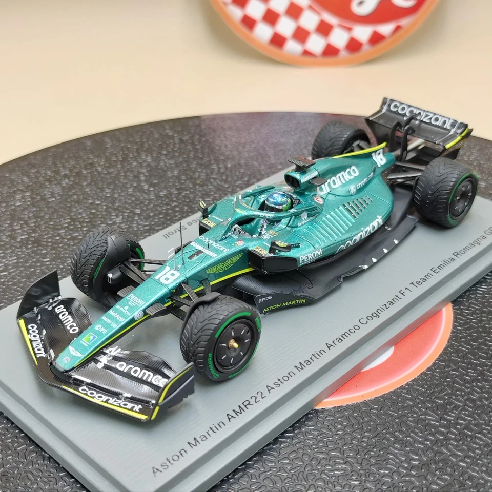 SPARK 1/43 Aston Martin AMR22 Lance Stroll Emilia Romagna GP 2022 S8532 - Image 2 of 4