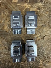 4 Hallowell Steel Shelf Support Clips / Brackets for Commercial Metal Shelving