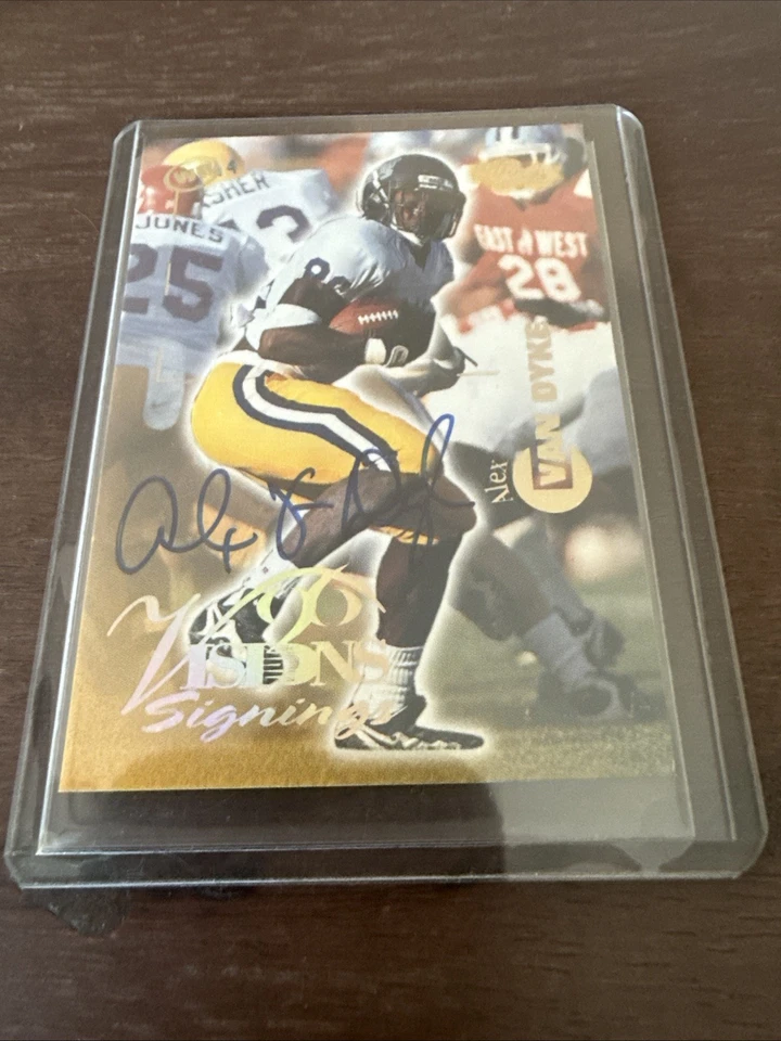 1996 Classic Vision Signings Press Pass Alex Van Dyke Autograph - Image 2 of 4