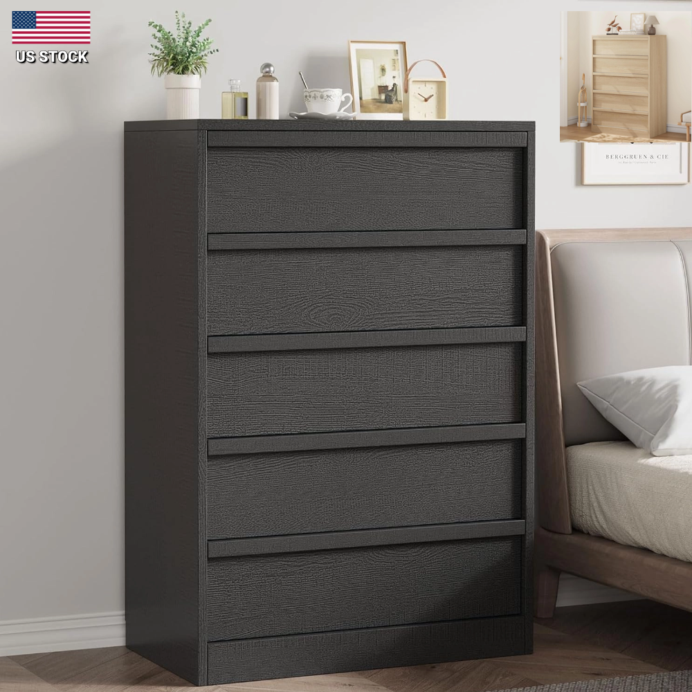 5 Dresser Tall Wood Frame Drawer with Tower Storage Organizer for Bedroom Closet | eBay 5 Dresser Tall Wood Frame Drawer with Tower Storage Organizer for Bedroom Closet | eBay