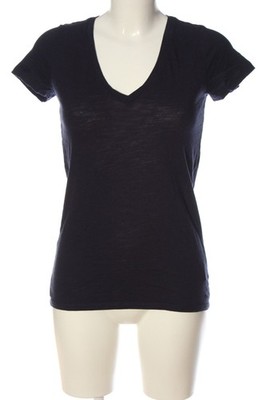 MERONA V-Ausschnitt-Shirt Damen Shirt Gr. DE 34 blau Casual-Look