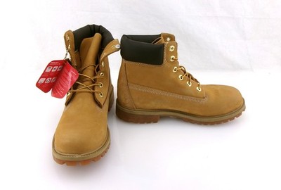 Timberland Shoes 6 Inch Premium Junior Wheat/Brown Men Boots Size 7