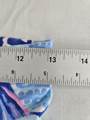 Lilly Pulitzer Leggings Youth Girls Size XL 12-14 MAIA Blue Pink Crop 27450 - Picture 15 of 18