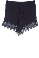 CHARLOTTE RUSSE Pantaloncino a vita alta Donna Pantalone corto Taglia IT 40 blu