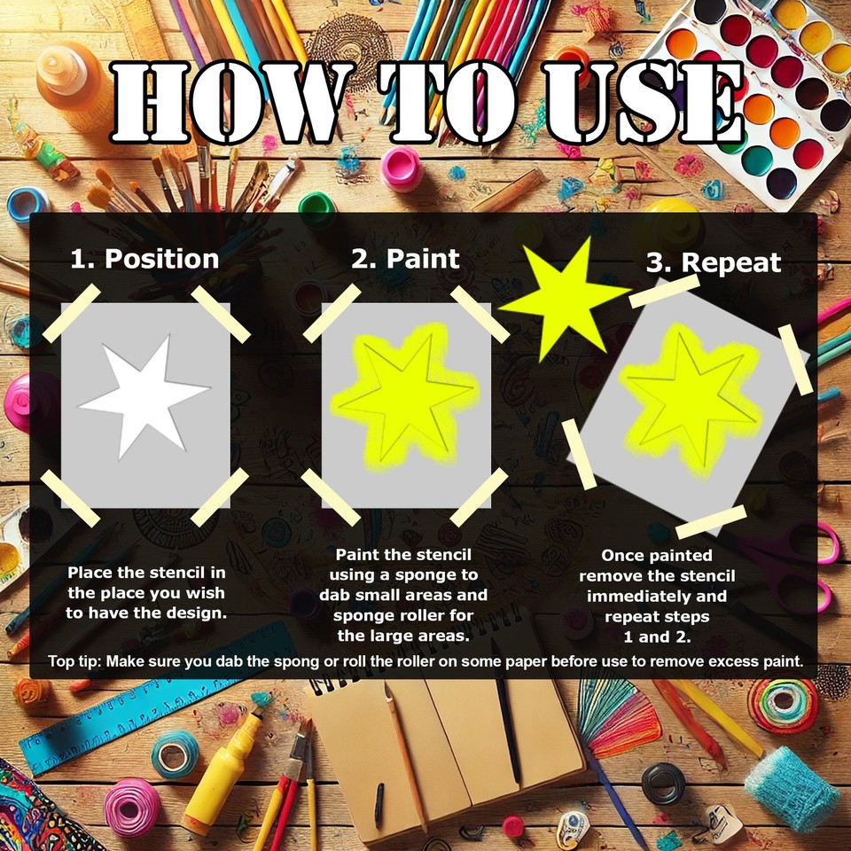 Vintage Shabby Chic Patisserie Sign Stencil, Mylar Airbrush Painting