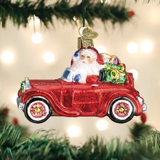 Old World Christmas - Santa In Antique Car - 40302