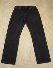 Wrangler Jeans Men 36x32 Black Cowboy Cut Original Fit Western Pants Denim Rodeo