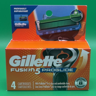 Gillette Fusion 5 ProGlide Razor Shave Cartridges - 4 Count