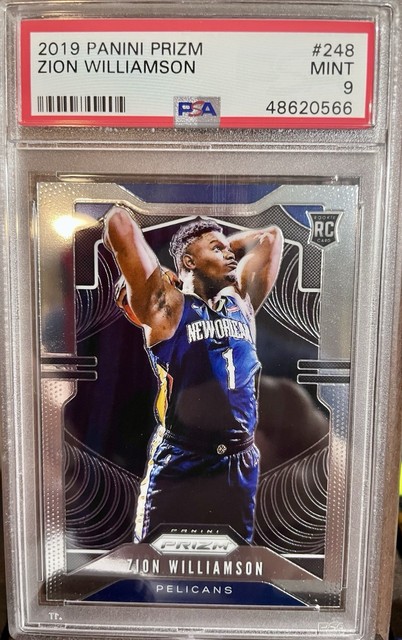🔥 2019 Panini Prizm Zion Williamson RC #248 PSA 9 Mint – Premier Rookie 🔥