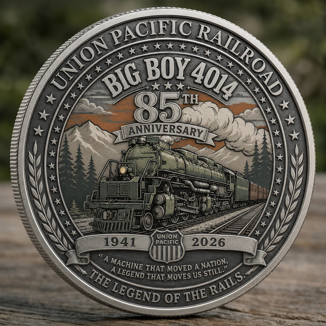 New Union Pacific Big Boy 4014 US 85th anniversary Commemorative Coin