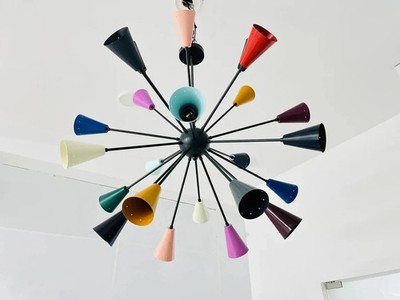 Lots Of Different Color 24 Cone Sputnik Chandelier Fixture Premium Artistic Lamp