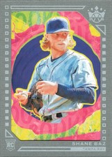 2022 Panini Diamond Kings Framed Gray #155 Shane Baz RC Tampa Bay Rays