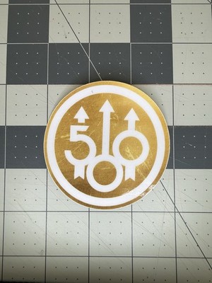 Beretta 500 Years Sticker/Decal Gold/White 2026 Shot Show