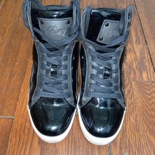 Love Pastry Glitter Black Womens Size 6.5 used good no box Hip-hop dance shoes
