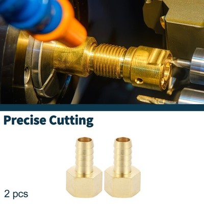 Schlauchanschlussfitting 1/2'' NPT 2 Stück Gold