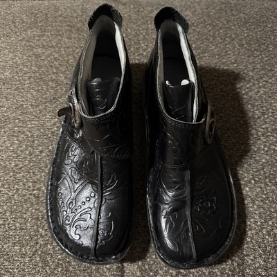Alegria Alli Black Silver Rose Slip Resistant Clog Size 36