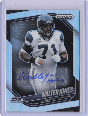 #ad 2025 Panini Prizm Walter Jones Silver Auto #135 Seahawks 780 $19.99