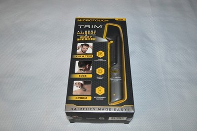 MICROTOUCH ~ TITANIUM TRIM ~ AT HOME HAIRCUT & BODY GROOMER ~ NEW