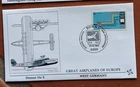 WEST GERMANY DORNIER DO X GREAT AIRPLANES OF EUROPE 1988 FLEETWOOD CACHET FDC