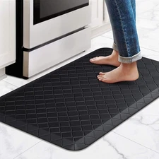 Best HappyTrends Floor Mat Cushioned Anti-Fatigue 17.3"x28",Thick Waterproof