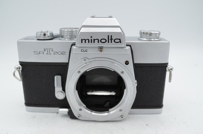 Minolta SRT 202 35mm Camera Body, Chrome (Version 1 with FP, & X Sync)